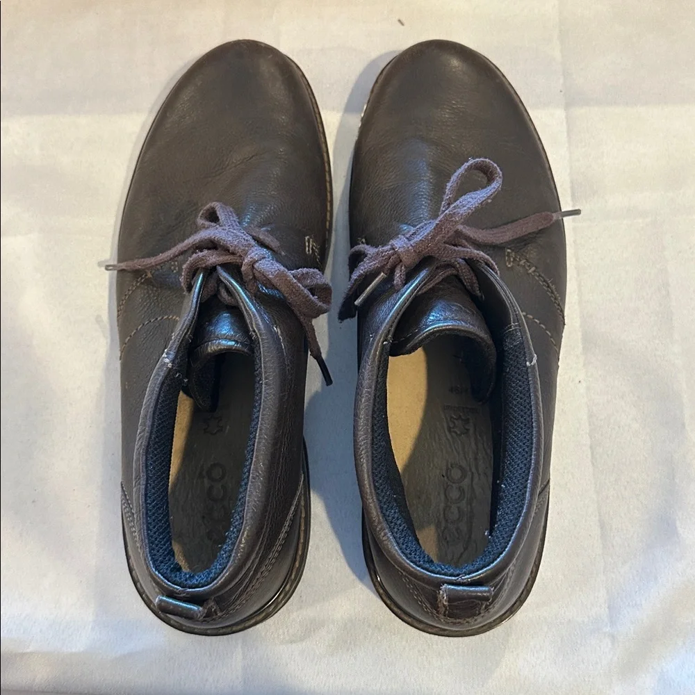 Ecco Turn 51022402178 Boot Chukka Gore-Tex Lace Up Nubuck Leather 12.5 EU 47 EUC